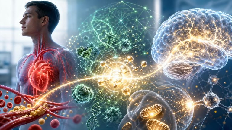 Healthcare Discovery longevity medicine landmark week showing heart disease prevention AI-discovered cures and Alzheimer's reversal research
