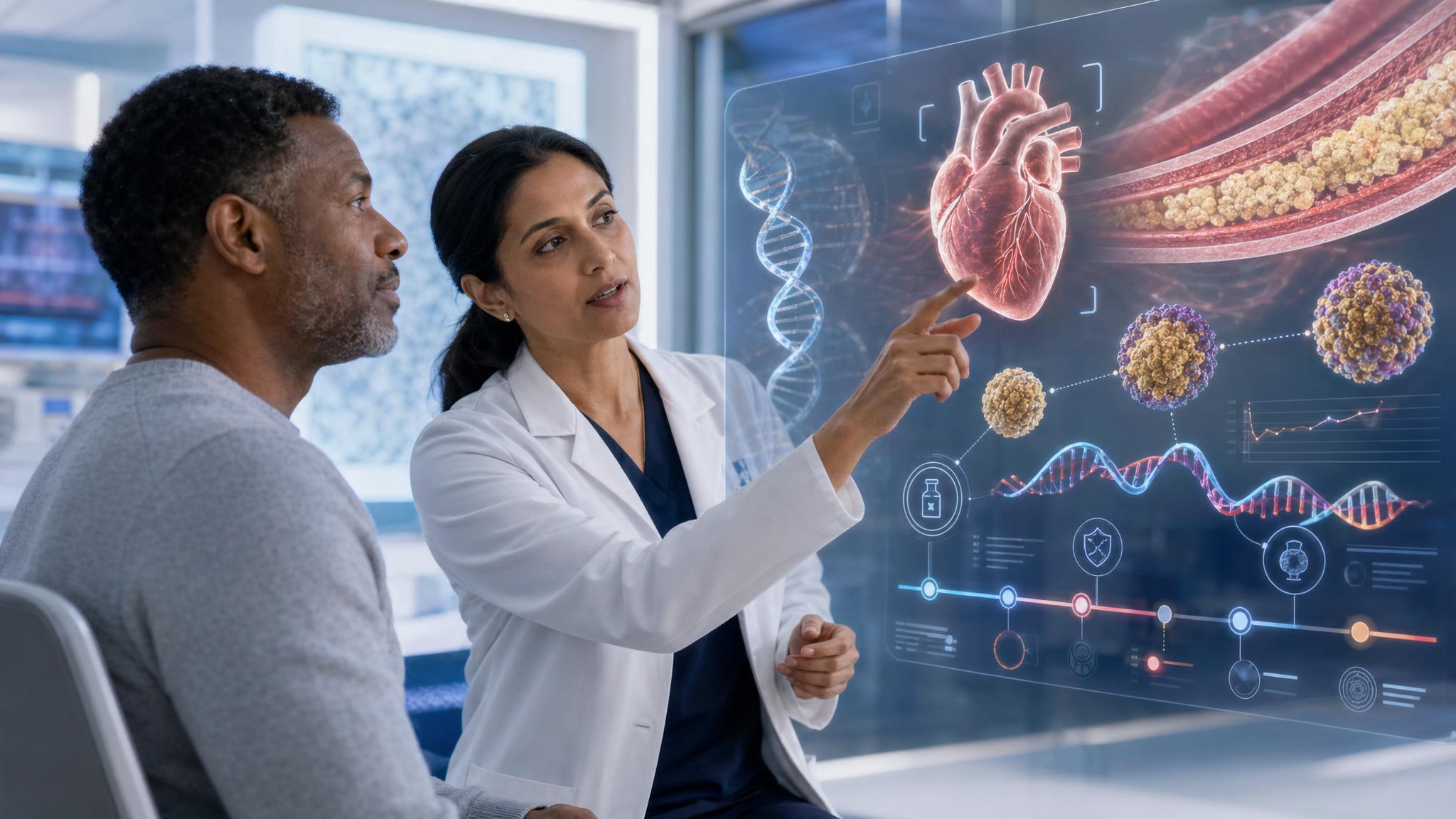 Healthcare Discovery lipoprotein(a) genetic cardiovascular risk 2026 trials showing inherited heart risk becoming treatable