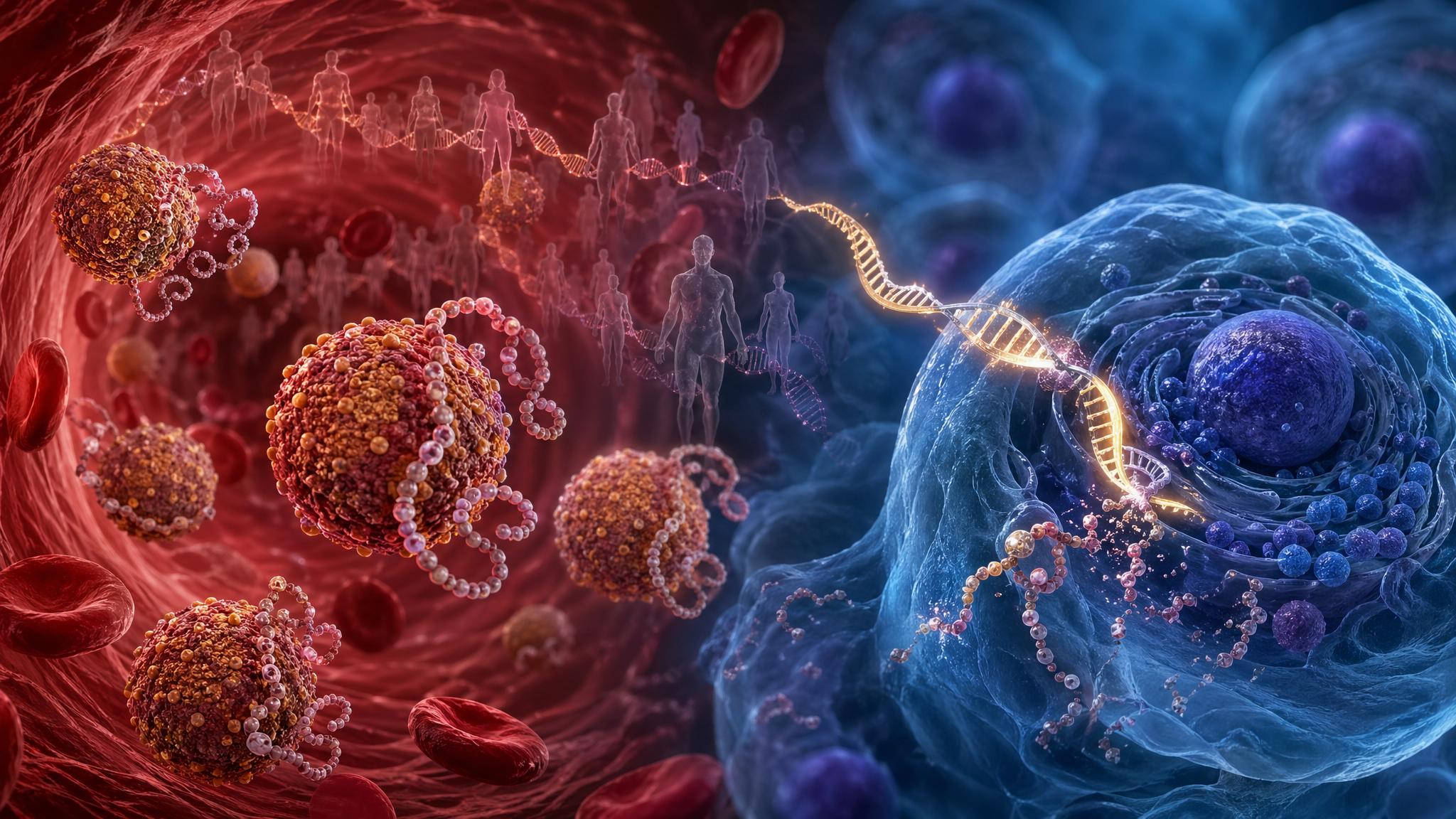 Healthcare Discovery lipoprotein(a) RNA therapy cardiovascular risk 2026 showing inherited Lp(a) risk and RNA silencing in the liver