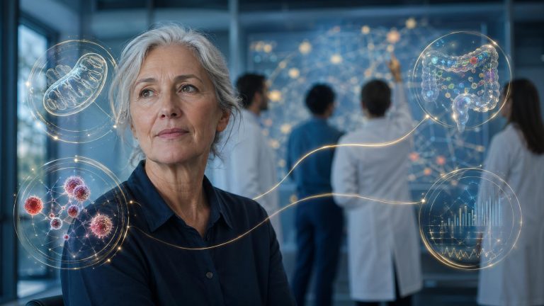Healthcare Discovery longevity science reckoning coordination paradigm showing aging as interconnected biological systems