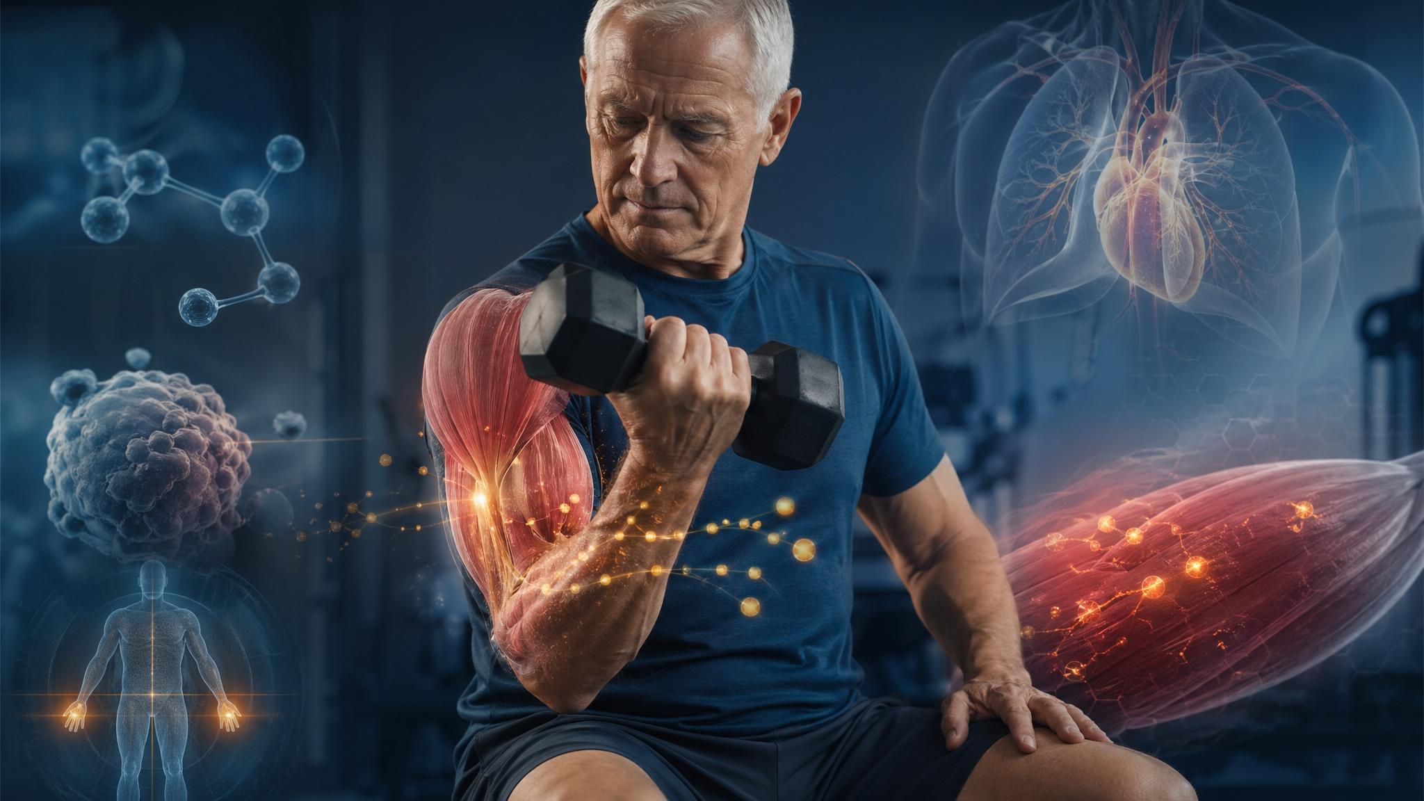 Healthcare Discovery muscle longevity strength training exercise prescription showing skeletal muscle as an active metabolic organ