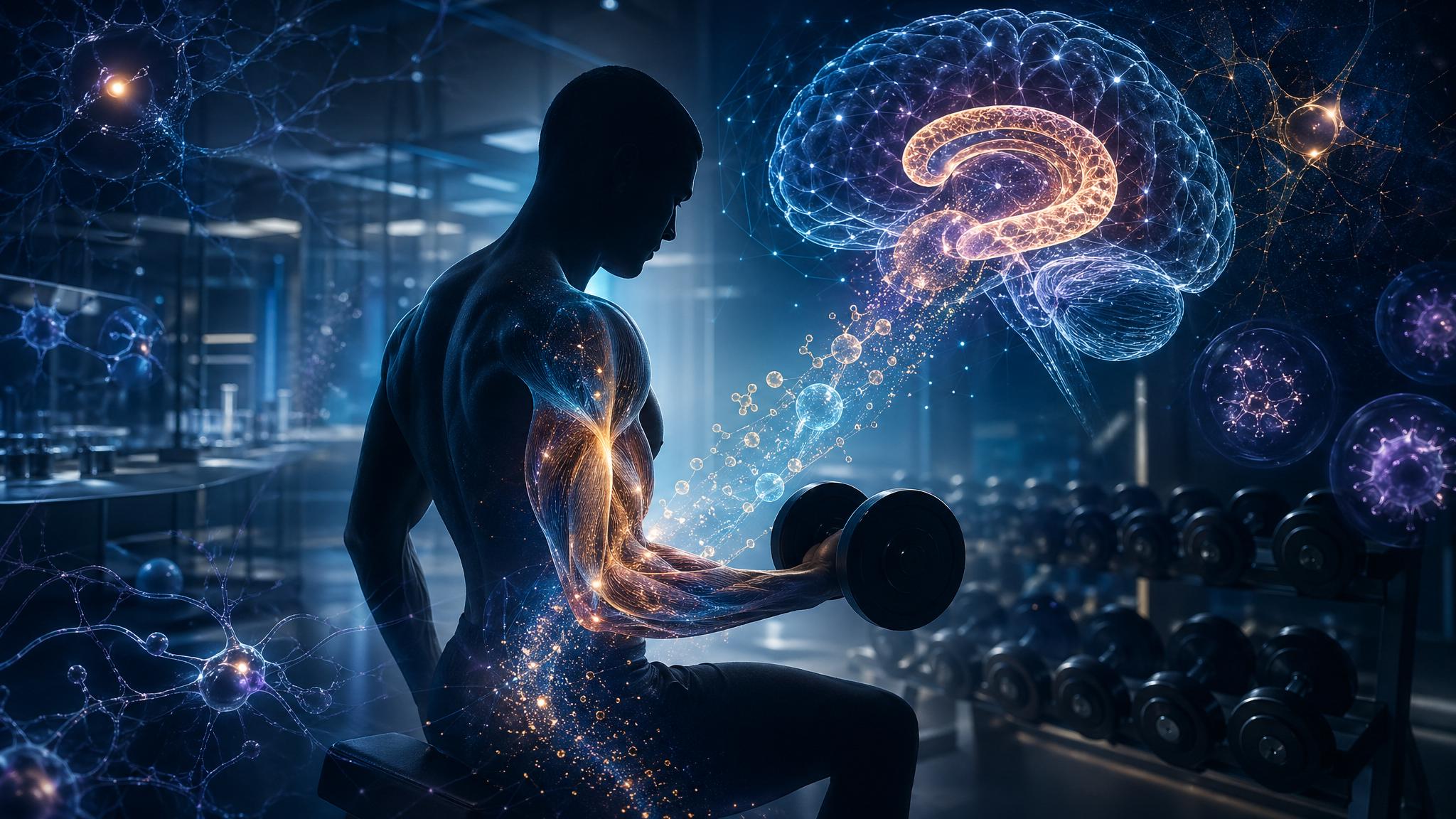 Resistance training signals flowing from muscle to neural networks supporting brain health