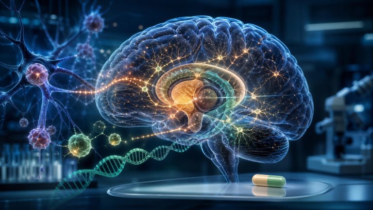 Healthcare Discovery Parkinson's disease 2026 showing stem cell therapy genetic targeting and dopamine neuron replacement