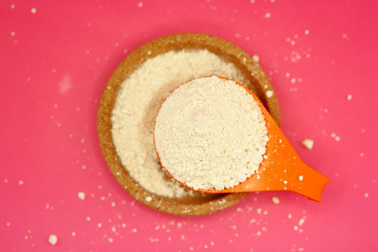 Collagen peptide powder in a bowl, collagen review evidence grade | Healthcare Discovery